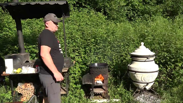 Хрустящий карп в казане