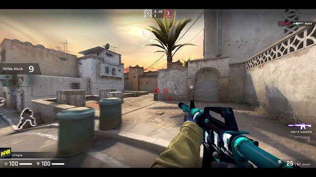 54 фрага за карту от s1mple (NAVI POV vs BIG @ ESL Pro League S11)