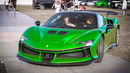 Shmee150 leaving Goodwood Festival of Speed with his supercars