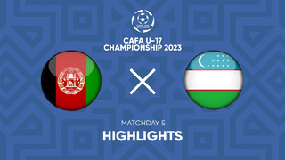 Афганистан – Узбекистан | Чемпионат CAFA U-17 2023 | Обзор матча