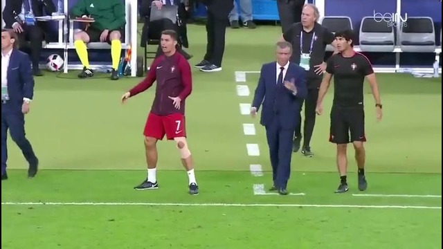 Эмоции Роналдо в финале EURO 2016