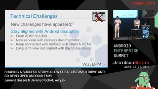 Sharing a success story a low cost, customer drive and co-developed android emm