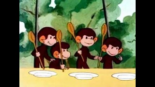 Как обезьянки обедали