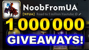 100+ Battle Pass Giveaway – Road to 1 Million NoobFromUA SUBSCRIBERS