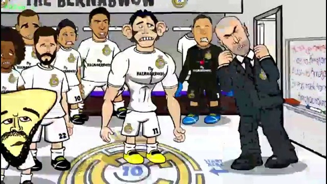 Parody cristiano ronaldo hat-trick! real madrid vs vfl wolfsburg 3-0