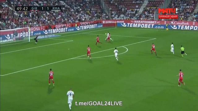 (HD) Жирона – Реал Мадрид | Испанская Ла Лига 2018/19 | 2-й тур