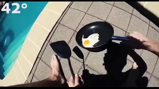 Как приготовить яичницу без огня