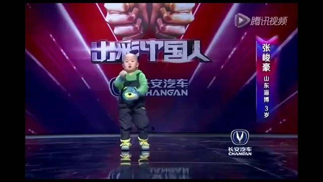 Чудесный 3-летний малыш на шоу талантов Китая
