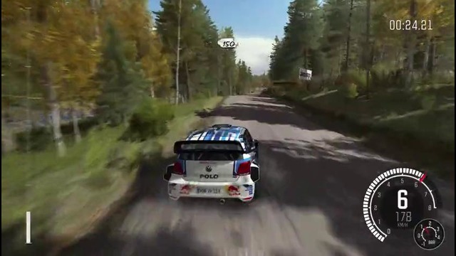 Финские горки на Volkwagen Polo R WRC, Paskuri stage, DiRT Rally