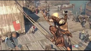 Assassin’s Creed III — Геймплей Бостон. Русские субтитры