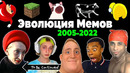 Все Интернет Мемы 2005-2022 | Эволюция Мемов | Популярные видео и песни, взорвавшие интернет