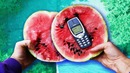 Что если нокиа 3310 сбросить с 5-го этажа в арбузе