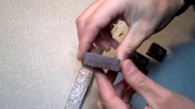 Как сделать Нож из рамной пилы 9хф #2