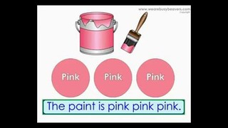Ingliz tilini o’rganamiz | The Paint Is Pink
