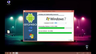 Как установить Windows 7 на Android планшет с ПК, USB и программы Change my software 7 Edition