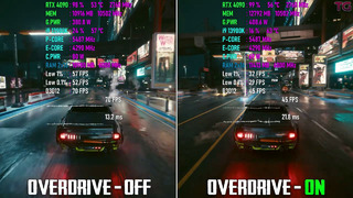 Cyberpunk 2077 Ray Tracing Overdrive ON vs OFF