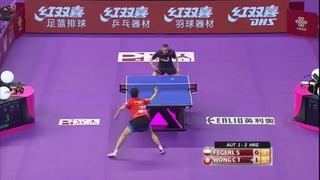 2016 World Championships Highlights- Stefan Fegerl vs Wong Chun Ting