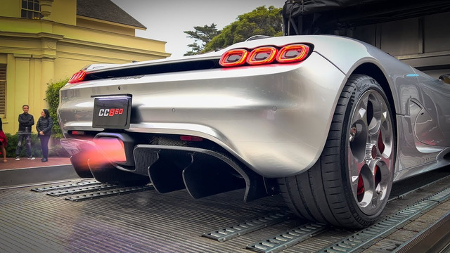 3.7M Koenigsegg CC850 HUGE FLAMES