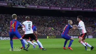 Барселона – Валенсия | Чемпионат Испании 2016/17 | 28-й тур | Обзор матча