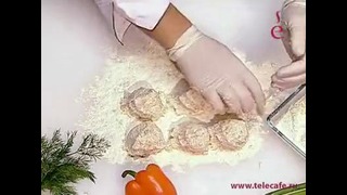 Рецепт канала Телекафе — Рыбные котлеты с кабачками