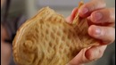 Korean fish-shaped bread with red bean filling (Bungeoppang: 붕어빵)