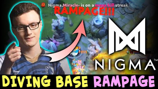 Nigma vs cl — miracle diving base for rampage lol game esl online major