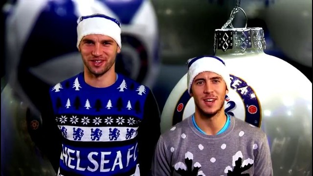 Поздравления С Рождеством от игроков Челси / Christmas on Chelsea TV