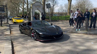 Easter Supercar Chaos in London! Police, Flames, Accelerations
