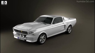 Ford Mustang Shelby GT500 Eleanor 1967 by 3D model