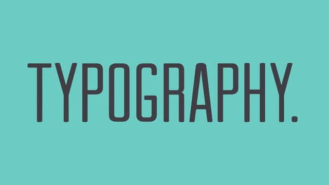 Графический Дизайн: Типографика