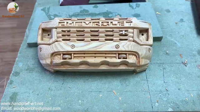 Wood Carving – 2021 CHEVY SILVERADO 2500HD – Woodworking Art