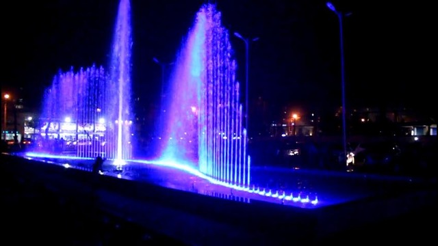 Танцующий фонтан Supermarket * SUNDAY Янги Сергели
