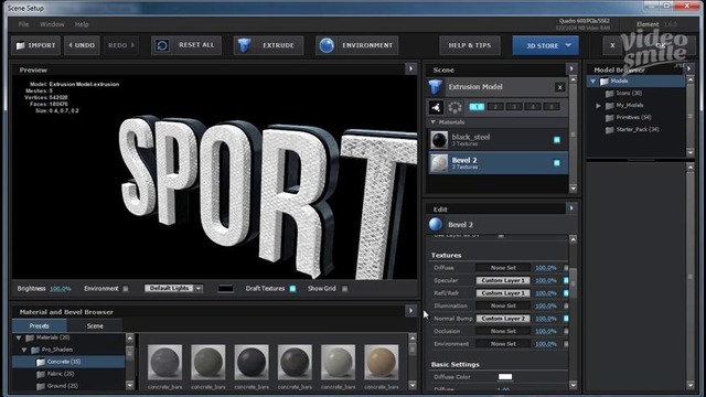 AELes – Создаем 3D текст в After Effects при помощи плагина Element. (HD)
