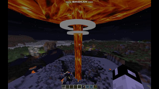 Взрыв Атомной бомбы в Minecraft. Мод RivalRebels
