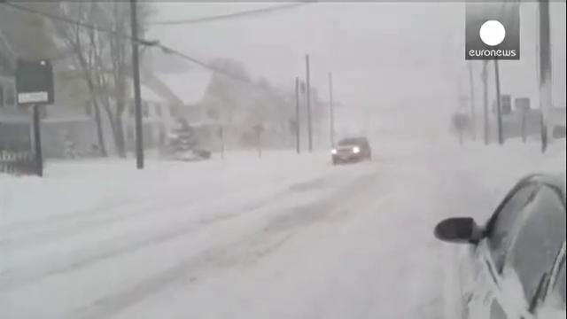Чрезвычайное положение в штате Нью-Йорк из-за снегопада