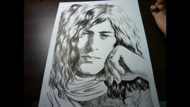 Jimmy Page drawing – Prelude – good quality sound