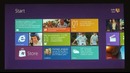 Демонстрация интерфейса Windows 8 для планшетов