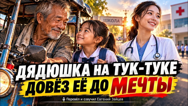 Он обещал возить её, пока она не станет врачом