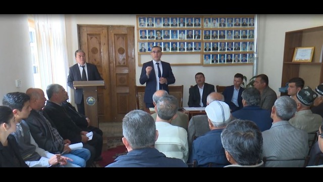 Представители юстиции встретились с жителями МСГ «Урта хужа соат»