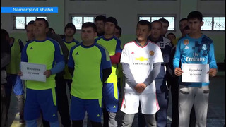 Maktabgacha ta’lim bo’limlari xodimlari ishtirokida futbol musobaqasi