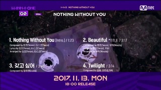 Wanna One – "NOTHING WITHOUT YOU" Album Preview