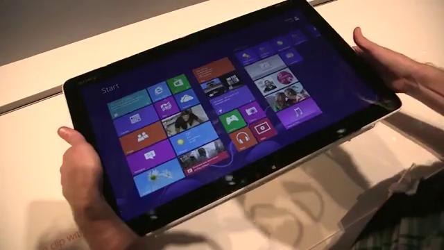 IFA 2012: Sony Vaio Tap 20 Windows 8 tabletop