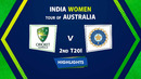 Австралия – Индия | T20 Series Australia vs. India, Women | Обзор матча за 2026-02-19