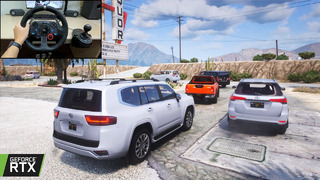 GTA 5 – TOYOTA CARS COLLECTION OFFROAD CONVOY – TOYOTA SUV, MPV & PICKUP TRUCK OFF-ROADING