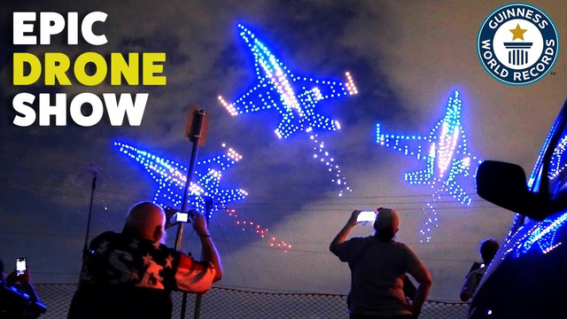 Epic Drone Display Lights Up Sky – Guinness World Records