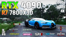 GeForce RTX 4090 + Ryzen 7 7800X3D – Test in 14 Games | 1080p | 1440p | 4K
