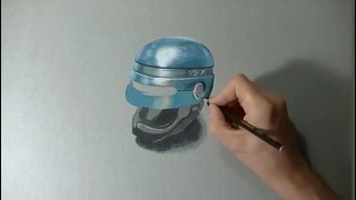 Рисование реалистичного шлема Робокопа