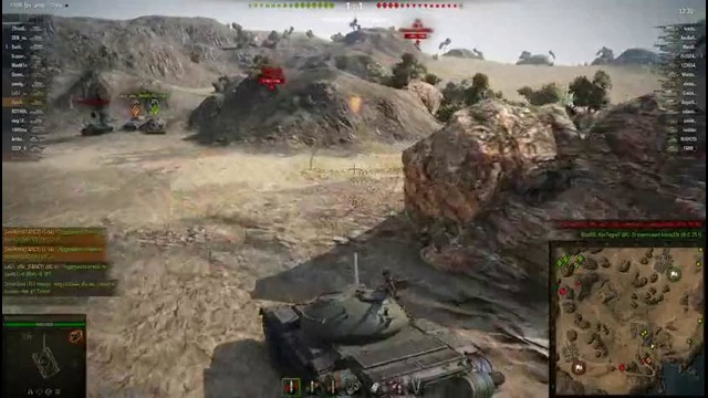 WOT – T-54 – Взводная игра, всему голова:)