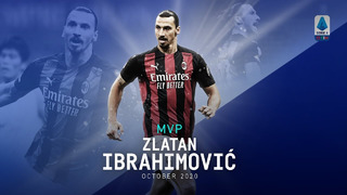 MVP Zlatan Ibrahimović October 2020 Serie A TIM
