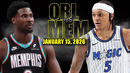 Орландо Мэджик – Мемфис Гриззлис | НБА | Обзор матча за 2026-01-16